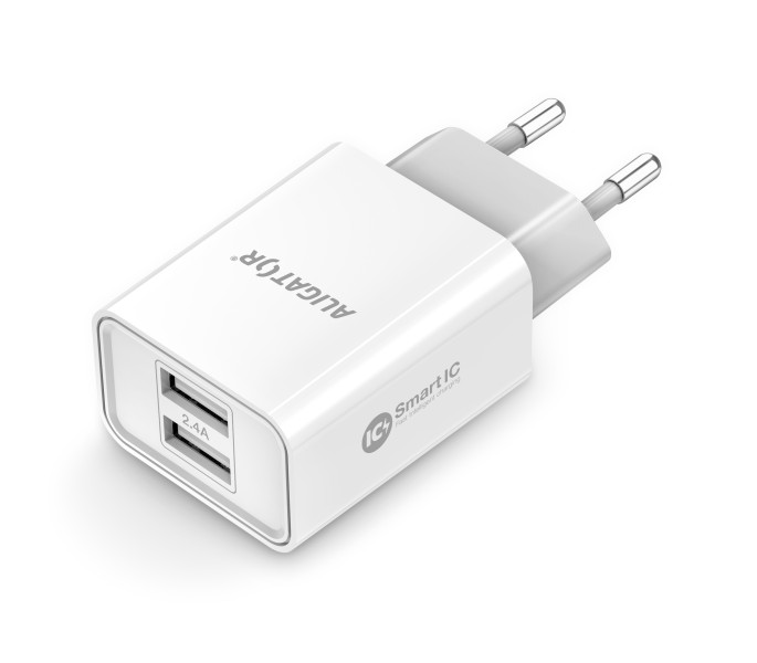 Aligator CHA0039 nabíječka 2xUSB výstupem 2,4A