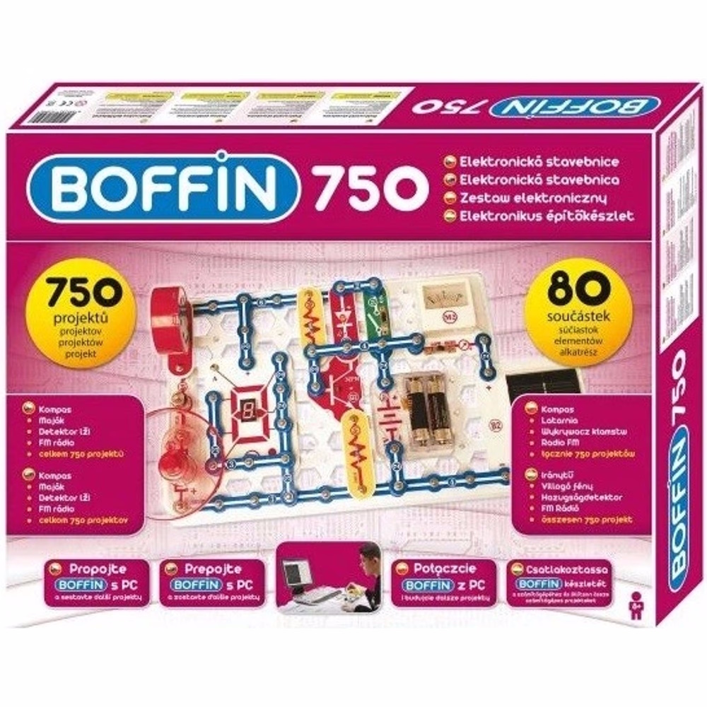 Boffin 750 80 dílků Elektronická stavebnice