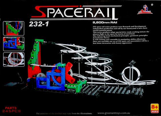 Space Rail Level1 kuličková dráha 8.6m+ kolo 232-1