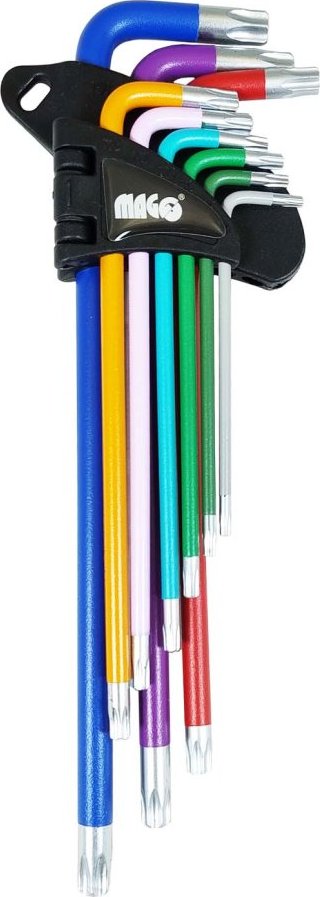 Magg 080228 sada TORX klíčů prodloužené T10 -T50