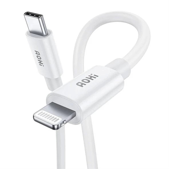 Kabel AOHI AOC-L003 USB-C/Lightning 1,2m White
