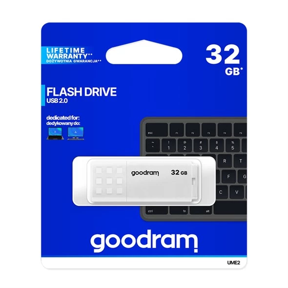GOODRAM Flash disk  USB 2.0 32GB bílý
