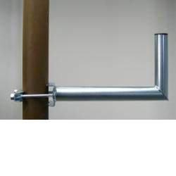 Držák na stožár 30cm výška 16cm na stožár 25-75mm