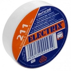 Anticor 211 izolační páska PVC 15mm/10m bílá