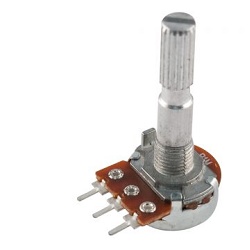 Geti potenciometr 5k horizontální lineární mono