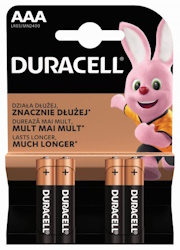 DURACELL Basic AAA 4ks Baterie alkalická 1,5V