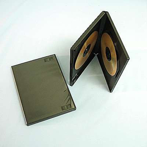 Box na 2ks DVD medií 14mm černý