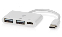 Nedis CCGB64785WT01 USB Hub externí 2× USB 2.0