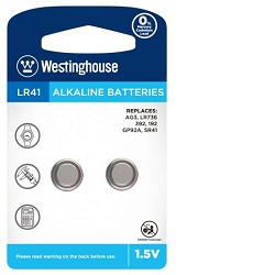 Westinghouse LR41 Alkaline 1,5V 41mAh bl.2ks