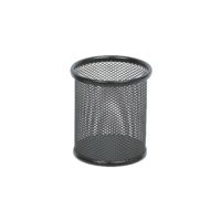 Stojánek na tužky kovový černý 9cm Volf 63533