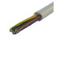 Kabel CYSY 3x2,5 bílý H05VV-F