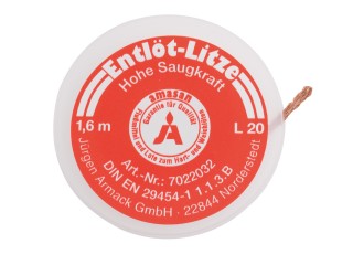 Stannol CUK-2,0 odsávací lanko s tavidlem 907101