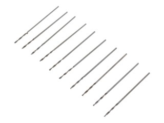 Vrták 1,6mm HSS válcová stopka sada 10ks