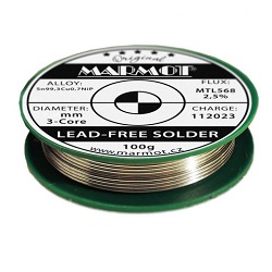 Bezolovnatá pájka MARMOT MTL 568 0.8mm 100g (Sn99.