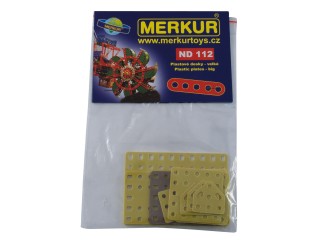 Merkur ND112 velké desky plast 24 ks žluté/bílé