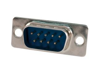 Konektor CANON do DPS, vidlice přímá, 9 pinů.