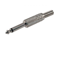 Geti K2892 konektor JACK 6.3mm  mono kov
