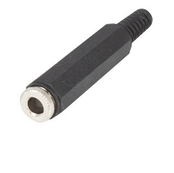 Geti PG303JB konektor JACK zasuvka na kabel 6.3mm 