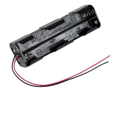 Geti BH382A držák baterie 8xAA drátové vývody