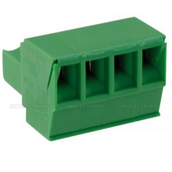 KSS AKZ1550/4-3.81-GREEN svorkovnice zásuvka