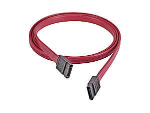 Wiretek kabel SATA datový 50cm červený ACKABI3000