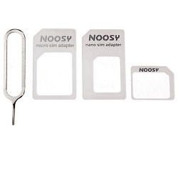 ALIGATOR Adaptér pro nano a microSIM karty + jehla