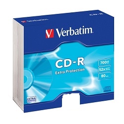 Verbatim 43415 CD-R80 700MB 52x Data Lifeslim 1ks