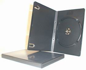 Box na DVD silný černý