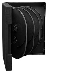 Obal na DVD pro 10 disků plastový 1ks