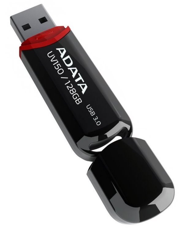 ADATA AUV150-128G-RBK Flashdisk 128GB USB 3.0