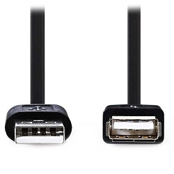 Nedis CCGT60010BK30 kabel prodlužovací USB 2.0 3m