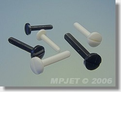 MPJet 1320 polyamidový šroub M5x30 4ks černý