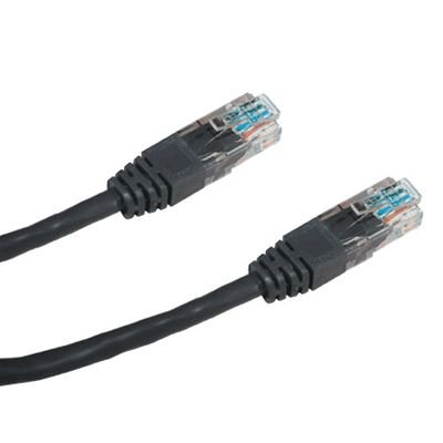 Datacom 1561 Patch kabel UTP 10m cat.5e černý