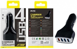 Aligator AT800 nabíječka do auta 4xUSB Quick