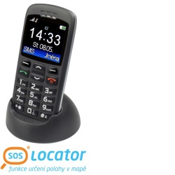 Aligator A670 senior černý + stolní nabíječka