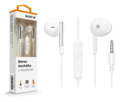 ALIGATOR AE008/Stereo/Jack/Drát/Bílá Sluchátka