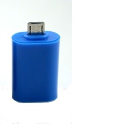 Aligator adapter microUSB/USB OTG modrý