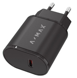 A-MAX nabíječka AX0002V, 20W USB-C černá