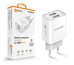 Aligator CHA0039 nabíječka 2xUSB výstupem 2,4A