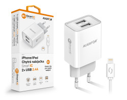 Aligator CHA0045 Nabíječka 2.4A 2xUSB smart bílá