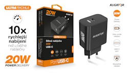 Aligator CHPD0011 nabíječka 20W USB-C černá