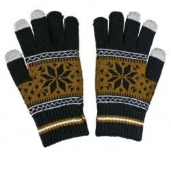 Rukavice na dotykový displej NORDIC brown
