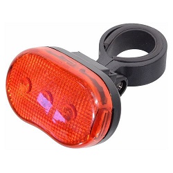 Compass 12004 zadní svítilna na kolo 3xLED červené