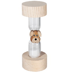 Přesýpací hodiny 9cm dřevo 760991