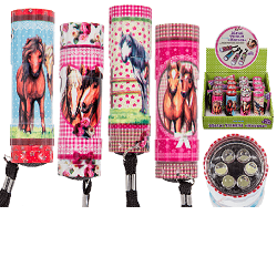 Kapesní svítilna 6 LED motiv koně 57/9666