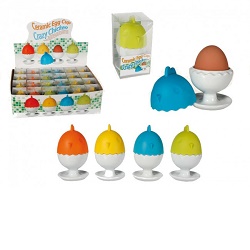 Stojánek na vařená vejce kuřátko 1ks 712942