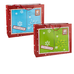 Vánoční dárková taška dopis 960147