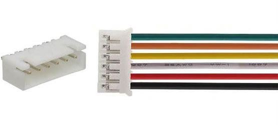 Konektor JST-XH 6pin + kabel 15cm + zdířka JST-XH