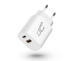 LTC síťový adaptér 2x USB-C 20W PD QC 3,0 G702A