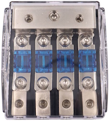 K740C distribuční blok pro 4 pojistky MIDI